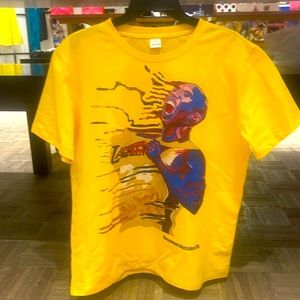 Michael Jordan original art t shirt yellow